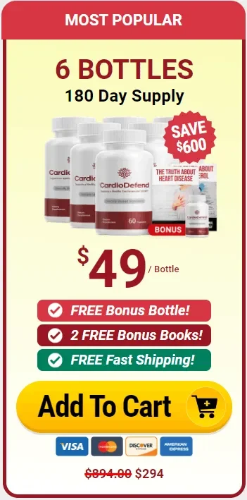Order Cardio Defend 6 Bottle
